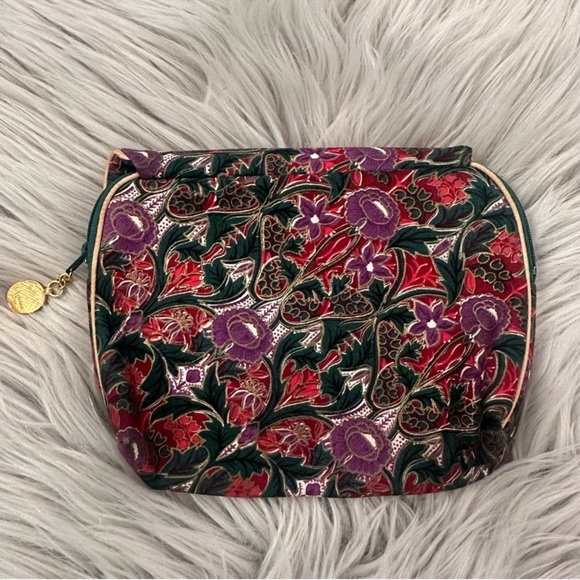 Christian Dior Vintage Floral Cosmetic Pouch Bag - Picture 8 of 15